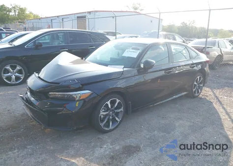 2025 Honda Civic Sport/Sport Touring from USA, damaged, VIN 2HGFE4F89SH321583